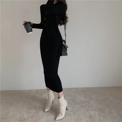 Robe Ajustée Avec Boutons Pour Femme | Idéale Pour Le Quotidien Et Les Sorties