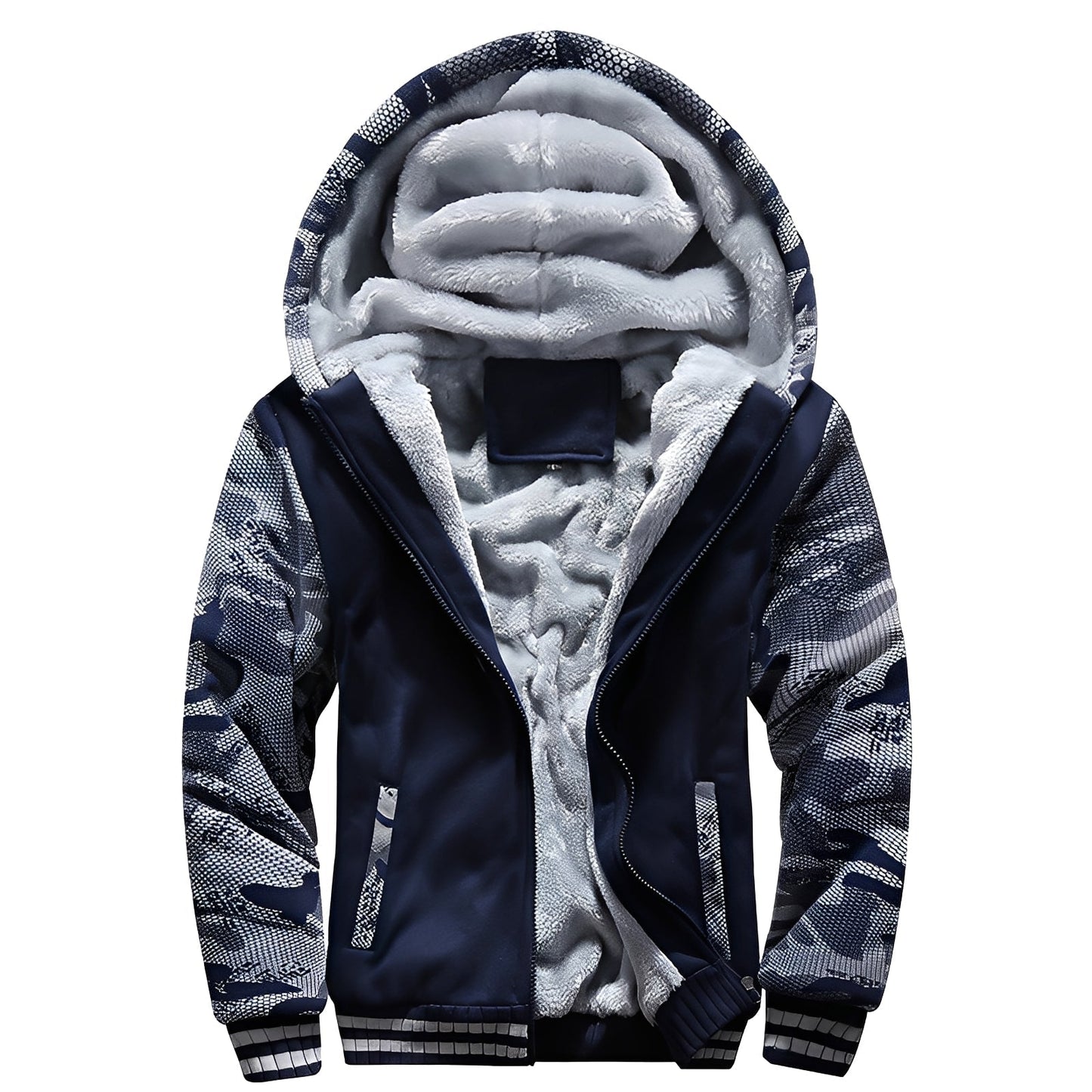 Manteau D’hiver Avec Doublure Intérieure Et Col Haut Pour Hommes | Idéal Pour La Saison Froide
