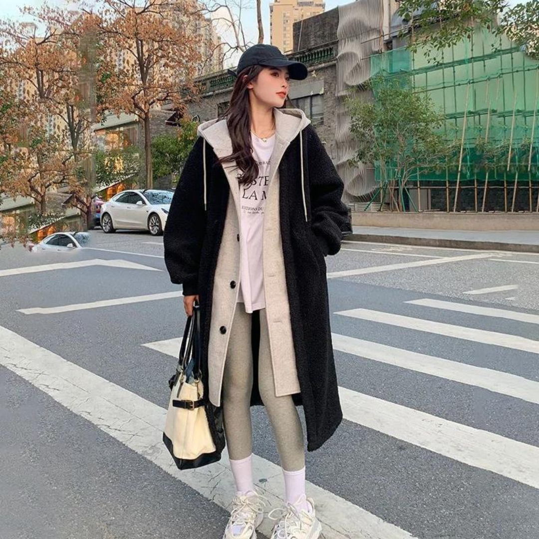 Manteau Long à Capuche pour Femme | Idéal pour l’Hiver