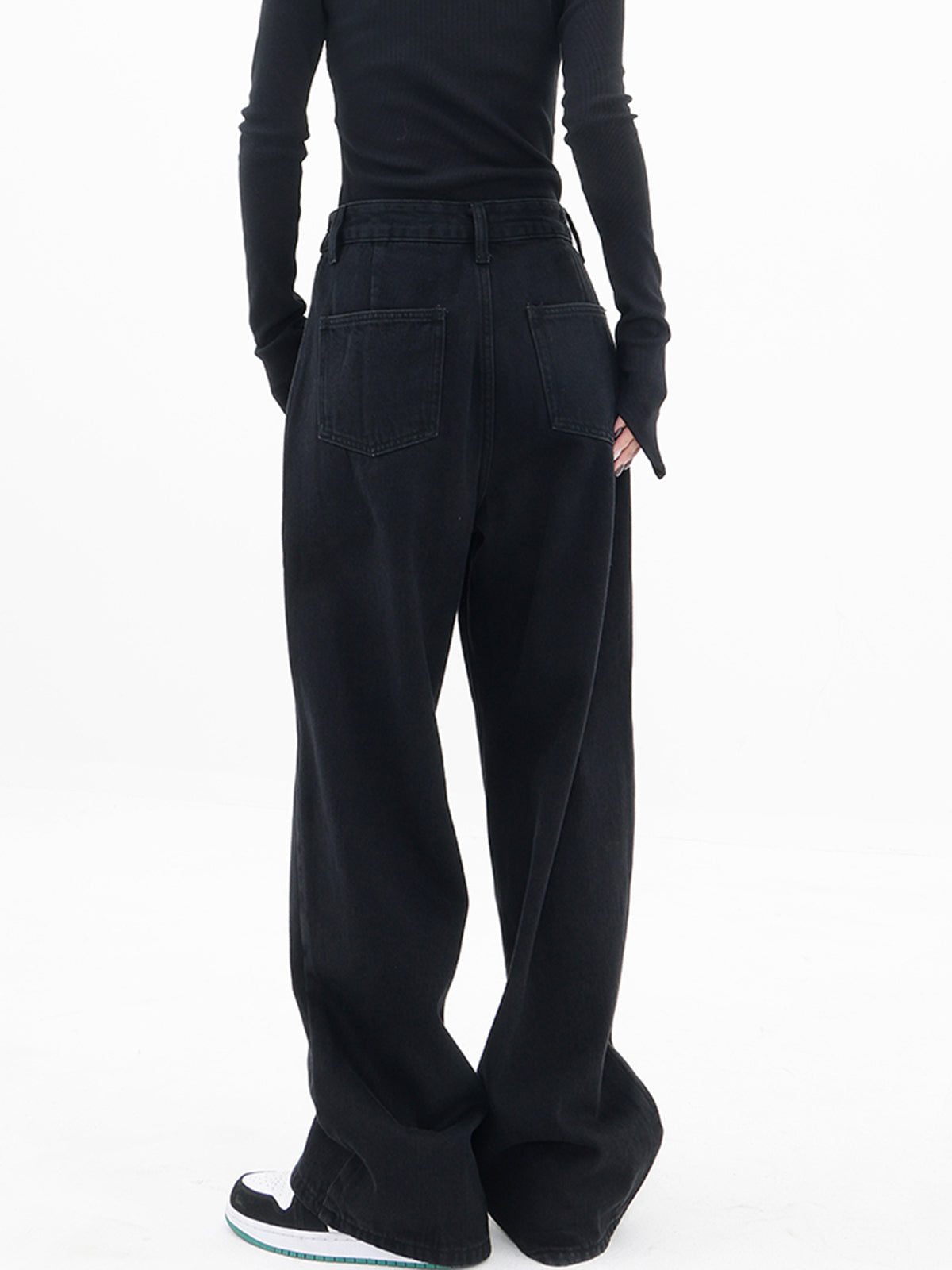 Pantalon Large Oversize Avec Taille Haute Pour Femme | Idéal Pour Tenues Quotidiennes
