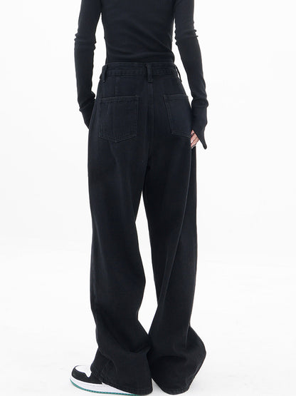 Pantalon Large Oversize Avec Taille Haute Pour Femme | Idéal Pour Tenues Quotidiennes