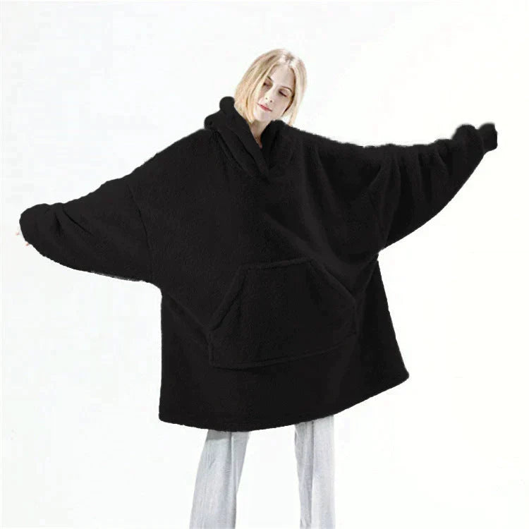 Pull à Capuche Oversize avec Poche Frontale pour Adultes | Idéal pour la Saison Hivernale