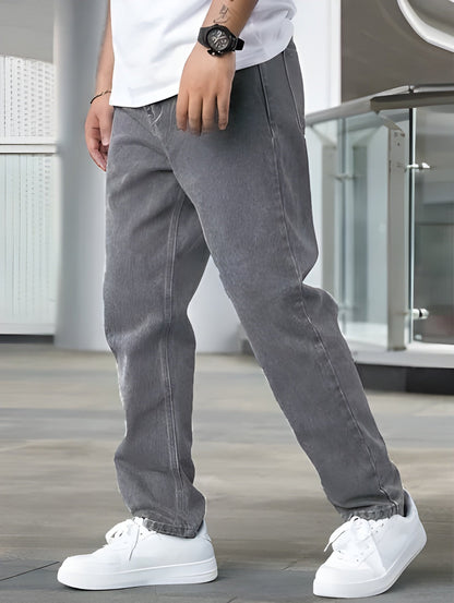 Jean Droit pour Homme avec Coupe Classique | Idéal pour un Usage Quotidien