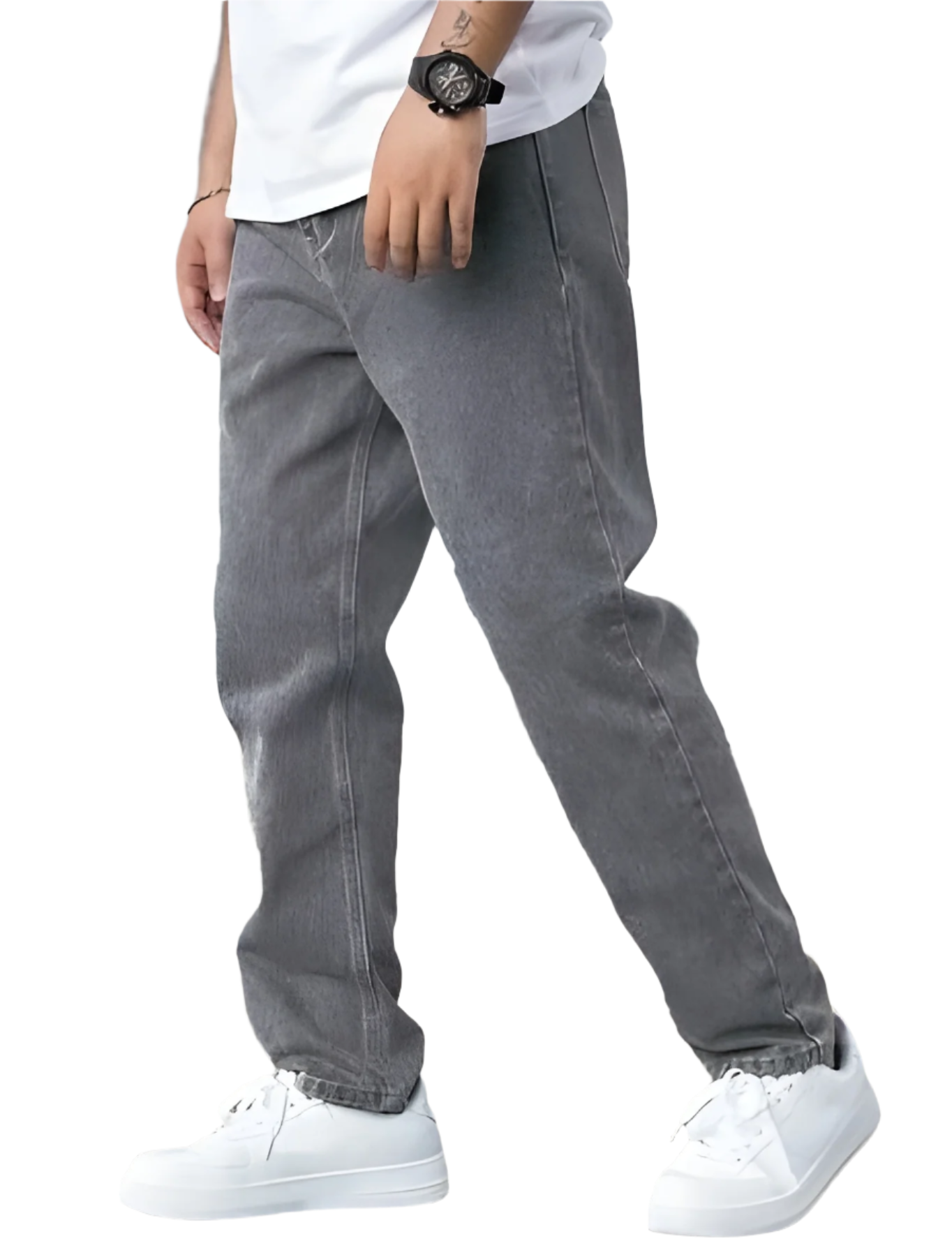 Jean Droit pour Homme avec Coupe Classique | Idéal pour un Usage Quotidien