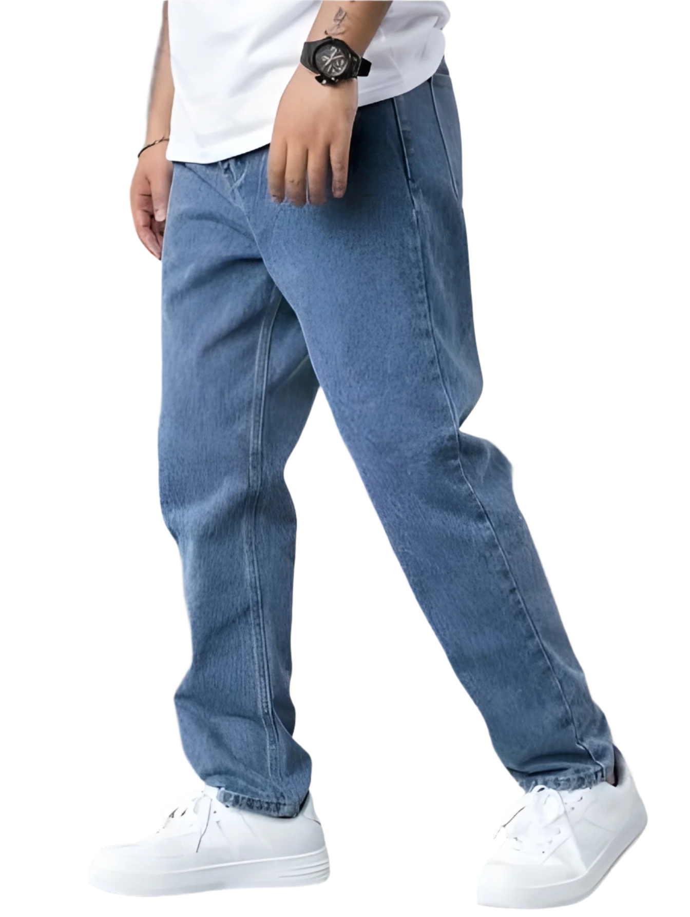Jean Droit pour Homme avec Coupe Classique | Idéal pour un Usage Quotidien