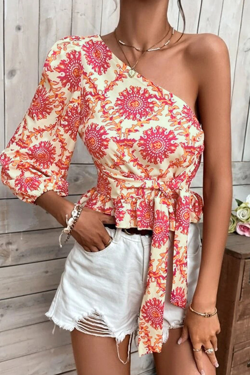 Top À Une Épaule Avec Coupe Asymétrique Pour Femme | Idéal Pour Occasions Variées Et Usage Quotidien