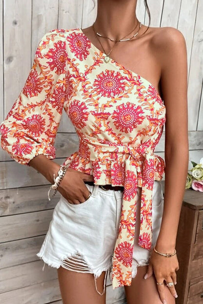 Top À Une Épaule Avec Coupe Asymétrique Pour Femme | Idéal Pour Occasions Variées Et Usage Quotidien