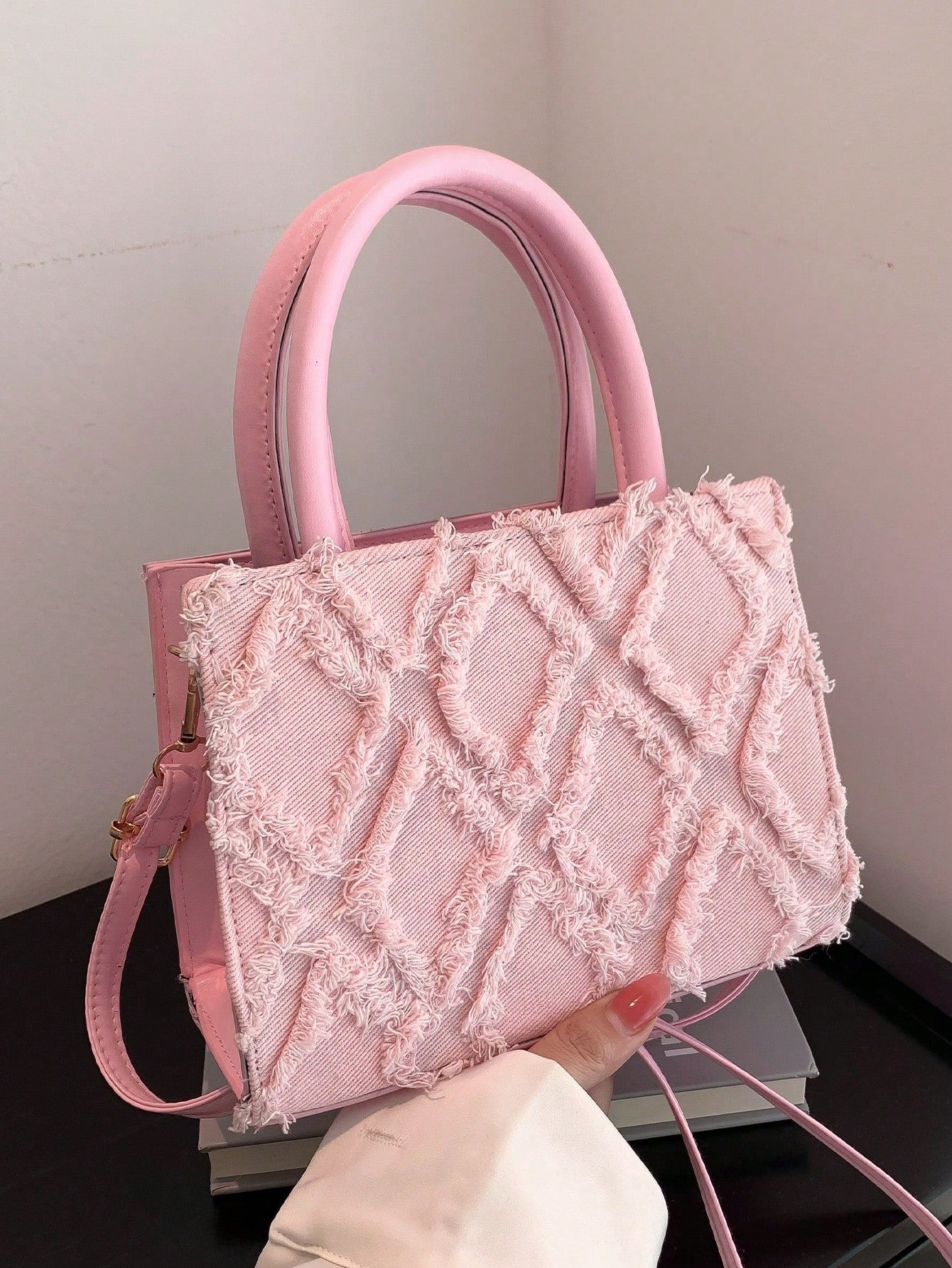 Sac De Soirée En PU Avec Motif Diamant Pour Femme | Idéal Pour Événements Et Sorties