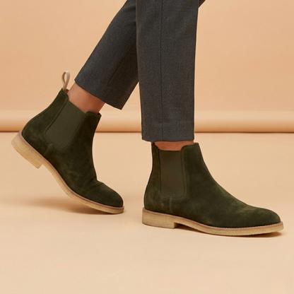 Chelsea boots pour hommes à élastiques latéraux | Idéal pour l'automne et le bureau