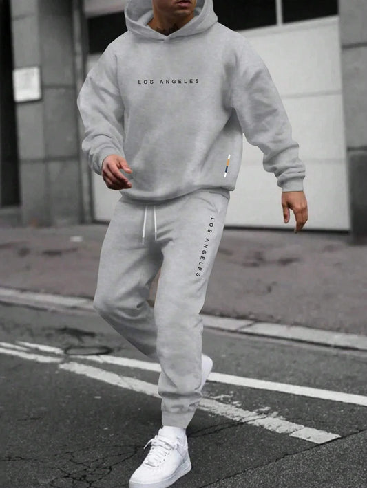 Ensemble avec Hoodie Et Pantalon De Jogging pour Homme | Idéal pour Toutes Les Saisons