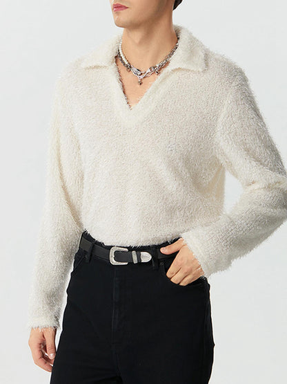 Chemise À Manches Longues Avec Col À Revers Pour Homme | Idéale Pour Le Printemps