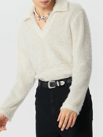 Chemise À Manches Longues Avec Col À Revers Pour Homme | Idéale Pour Le Printemps