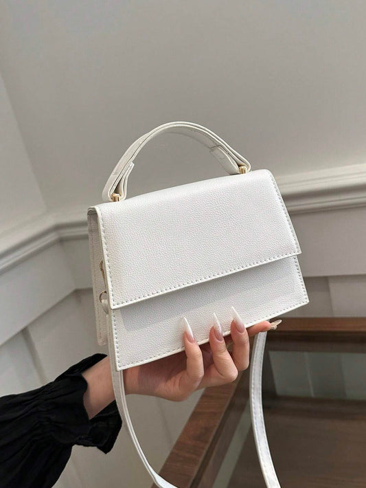Mini Sac Carré Avec Fermeture À Rabat Pour Femme | Idéal Pour Sorties Et Usage Quotidien