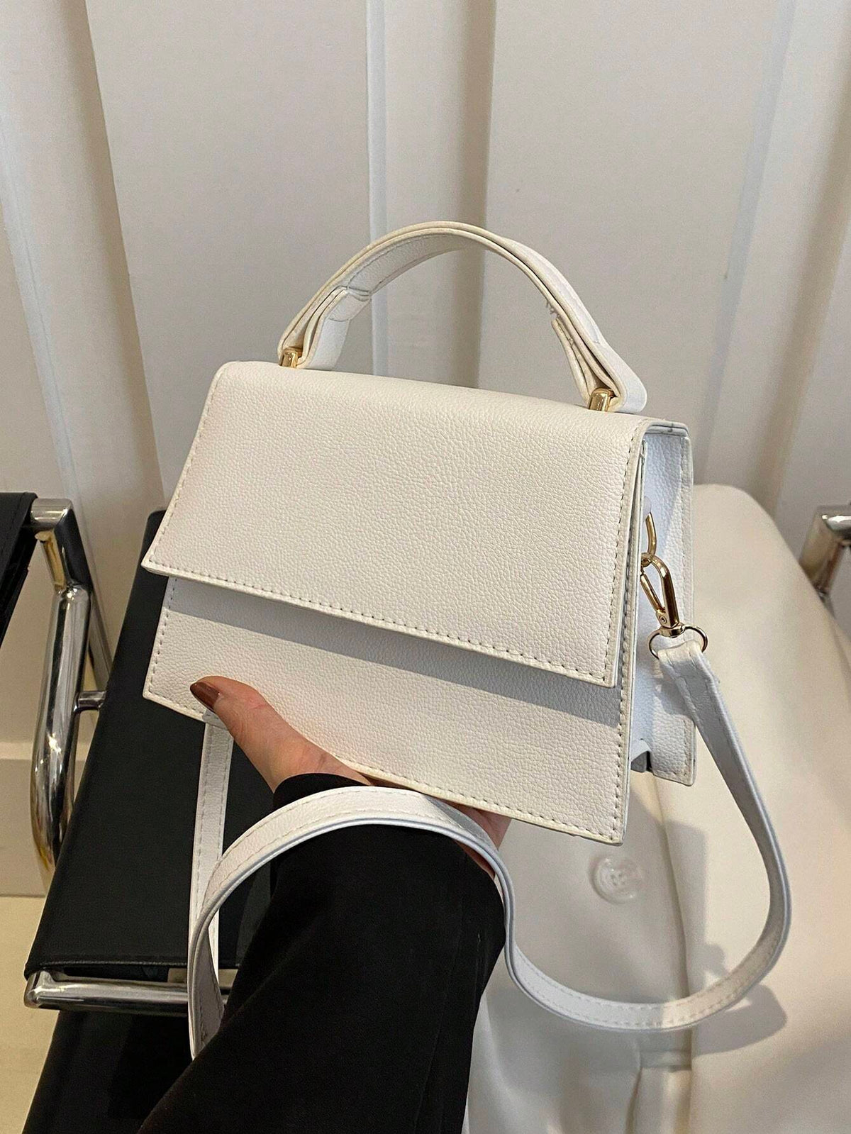 Mini Sac Carré Avec Fermeture À Rabat Pour Femme | Idéal Pour Sorties Et Usage Quotidien