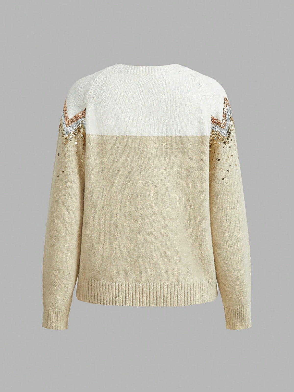 Pull Avec Paillettes Et Manches Raglan Pour Femmes | Idéal Pour Usage Quotidien