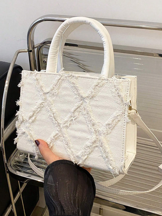 Sac De Soirée En PU Avec Motif Diamant Pour Femme | Idéal Pour Événements Et Sorties