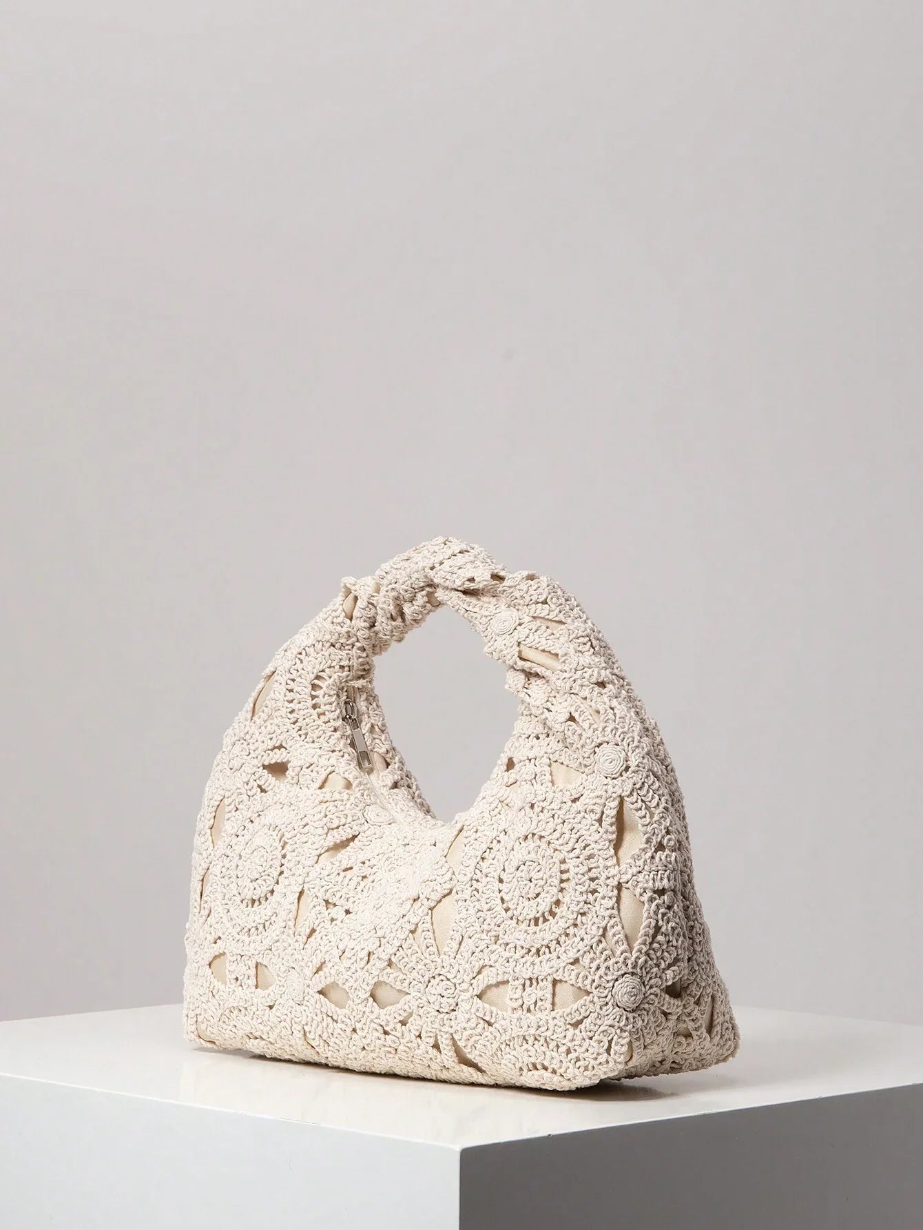 Sac En Paille Avec Structure Florale Ajournée Pour Femme | Idéal Pour Saison Estivale Et Plage