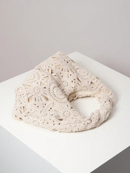 Sac En Paille Avec Structure Florale Ajournée Pour Femme | Idéal Pour Saison Estivale Et Plage