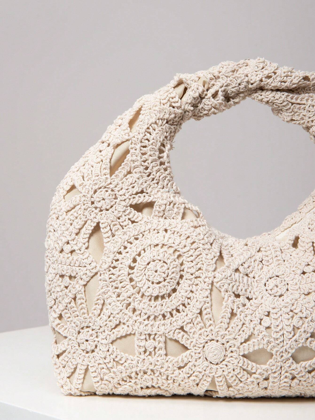 Sac En Paille Avec Structure Florale Ajournée Pour Femme | Idéal Pour Saison Estivale Et Plage