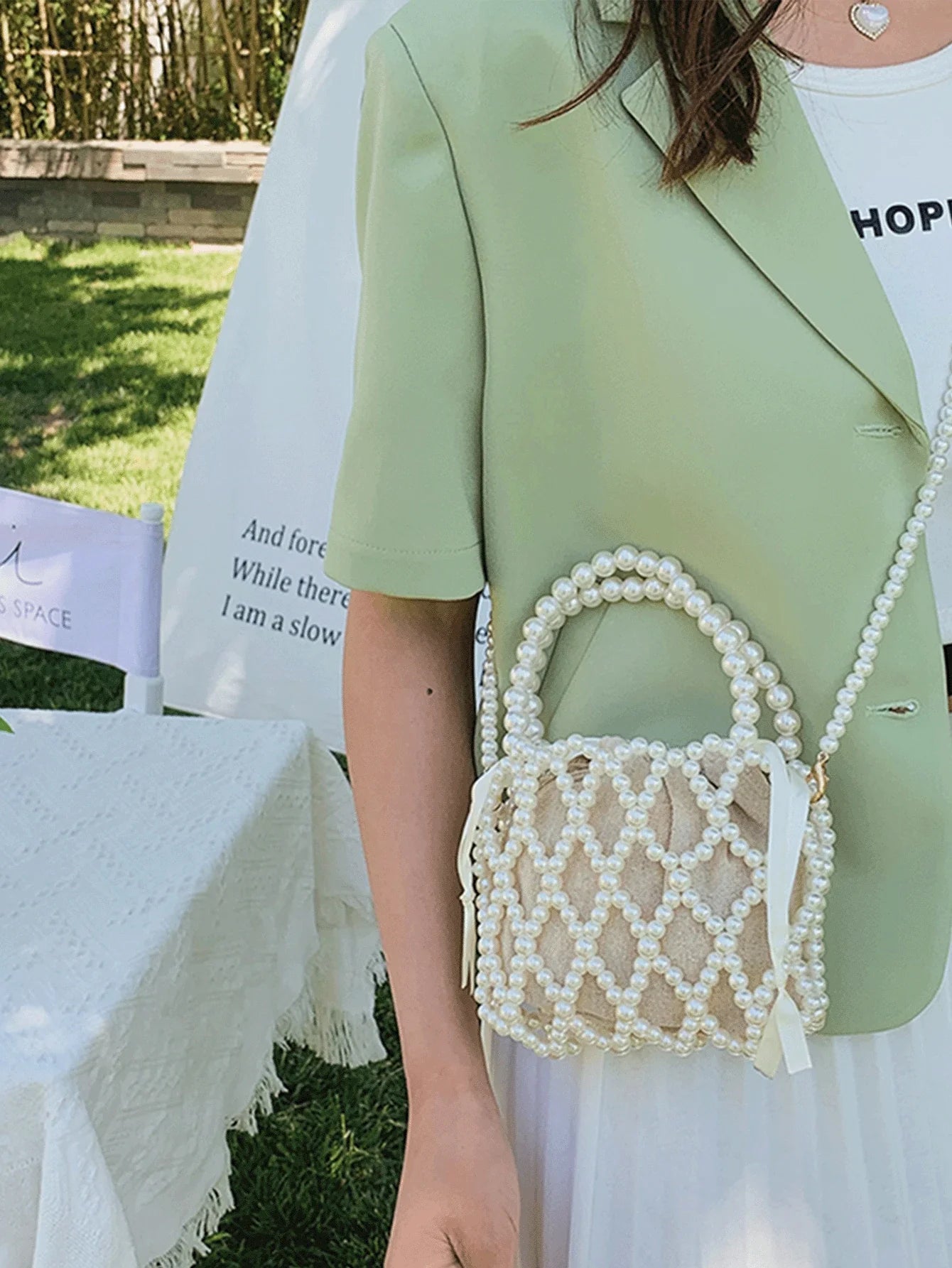 Sac À Main Vintage Avec Design En Perles Pour Femme | Idéal Pour Événements Et Saison Estivale