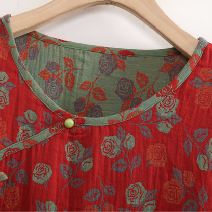 Ensemble Pyjama à Motif Floral pour Adulte avec Coupe Confortable | Idéal pour la Maison et le Sommeil