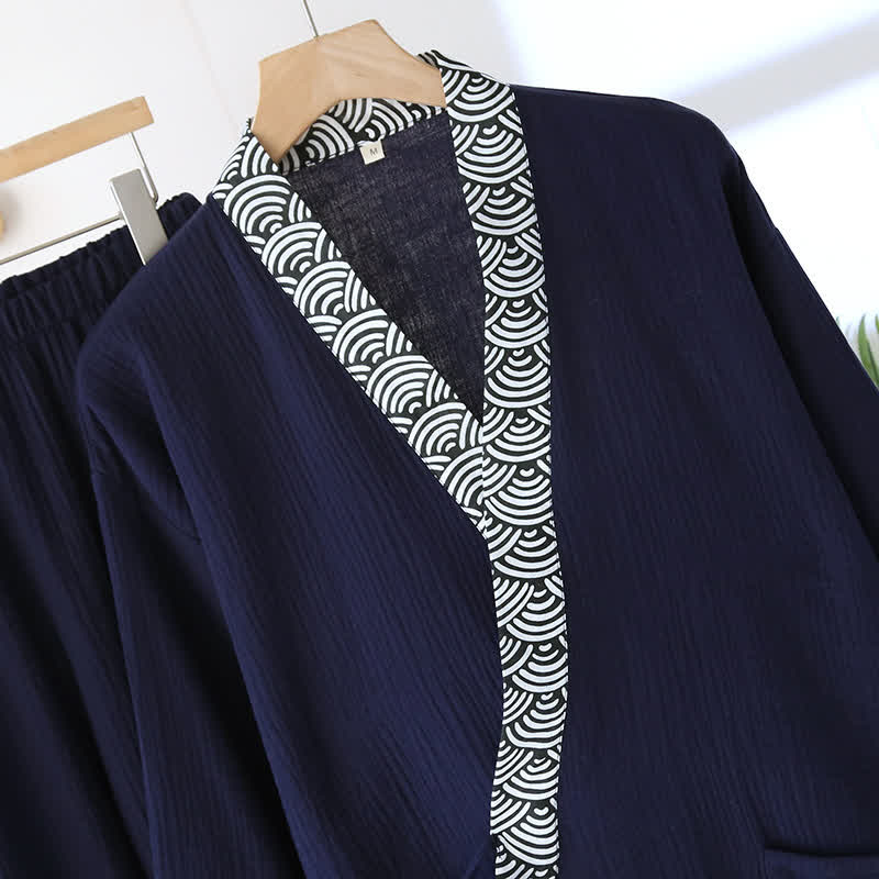 Ensemble Pyjama Style Kimono à Manches Larges pour Adulte | Idéal pour la Maison et le Sommeil