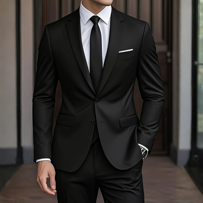 Costume Deux Pièces Ajusté avec Veste et Pantalon pour Homme | Idéal pour Occasions Formelles