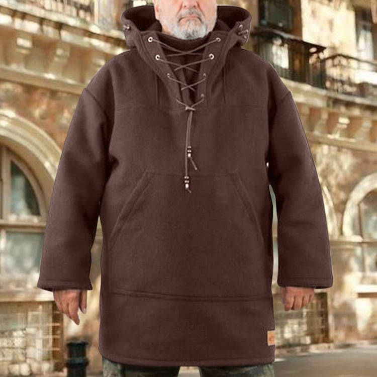 Veste D’extérieur avec Capuche Et Poche Frontale pour Adultes | Idéale pour L’hiver Et Les Activités En Plein Air