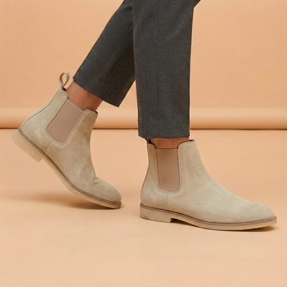 Chelsea boots pour hommes à élastiques latéraux | Idéal pour l'automne et le bureau