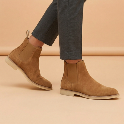 Chelsea boots pour hommes à élastiques latéraux | Idéal pour l'automne et le bureau