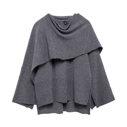 Cape Coat avec Coupe Fluide pour Femme | Idéal pour l’Automne