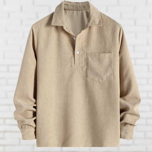 Chemise À Manches Longues Avec Poche Poitrine Pour Homme | Idéal Pour Usage Quotidien