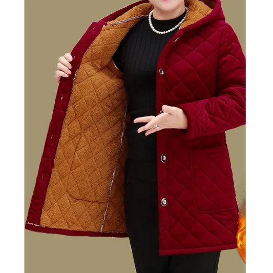 Veste Matelassée Avec Doublure Polaire Et Manches Longues Pour Femme | Idéale Pour La Saison Automne-Hiver