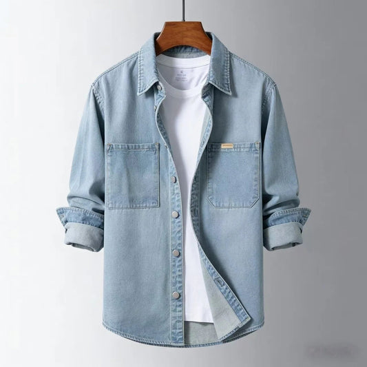 Surchemise Oversize avec Fermeture Boutonnée et Poches Poitrine pour Homme | Idéal pour Usage Quotidien et Superposition
