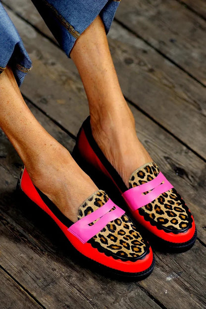 Mocassins à Bout Rond avec Talon Bas pour Femmes | Idéal pour le Quotidien