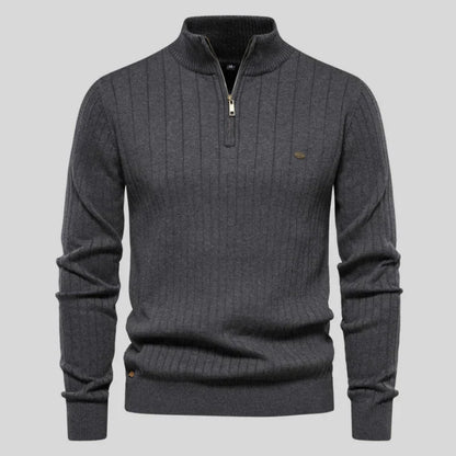 Pull à Demi-Fermeture Zippée à Manches Longues pour Homme | Idéal pour un Usage Quotidien