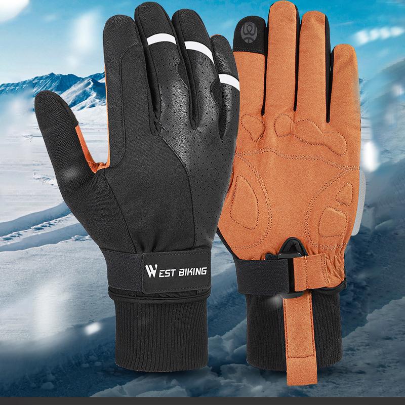 Gants de Cyclisme avec Protection contre le Froid et les Éclaboussures | Idéal pour l’Hiver