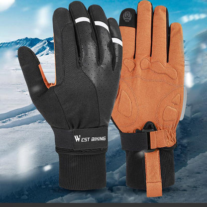 Gants de Cyclisme avec Protection contre le Froid et les Éclaboussures | Idéal pour l’Hiver