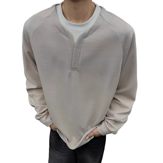 Pull Avec Motif Gaufré Pour Hommes | Idéal Pour Le Quotidien