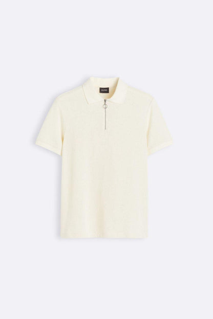 Polo En Maille Avec Fermeture Zippée Pour Hommes | Idéal Pour Les Tenues Quotidiennes Et Business Casual