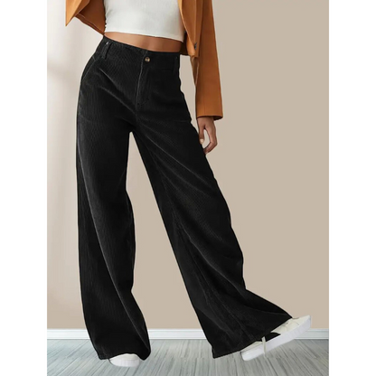 Pantalon à Jambe Large avec Coupe Ample pour Femme | Idéal pour le Quotidien
