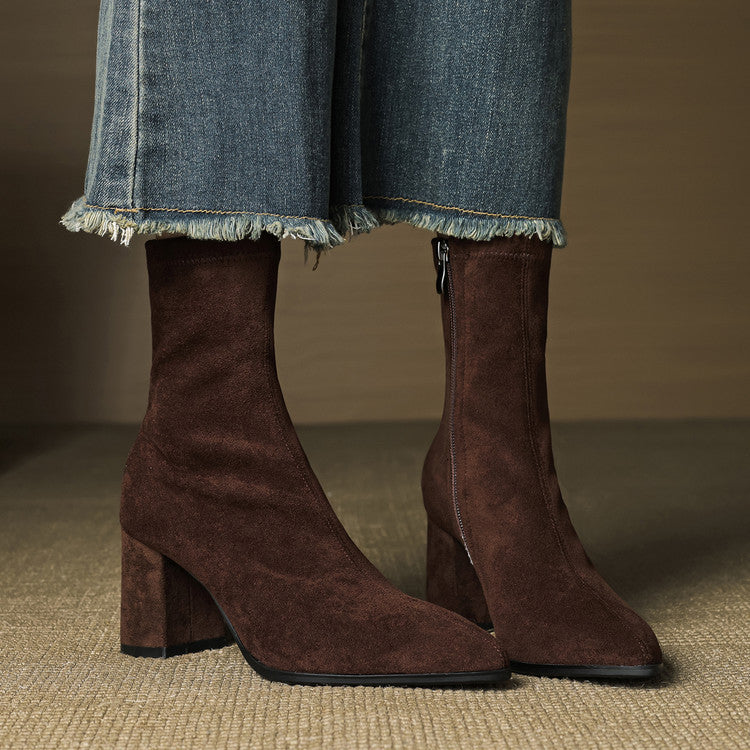 Bottes À Fermeture Zippée Et Coupe Classique Pour Femmes | Idéales Pour Un Usage Quotidien