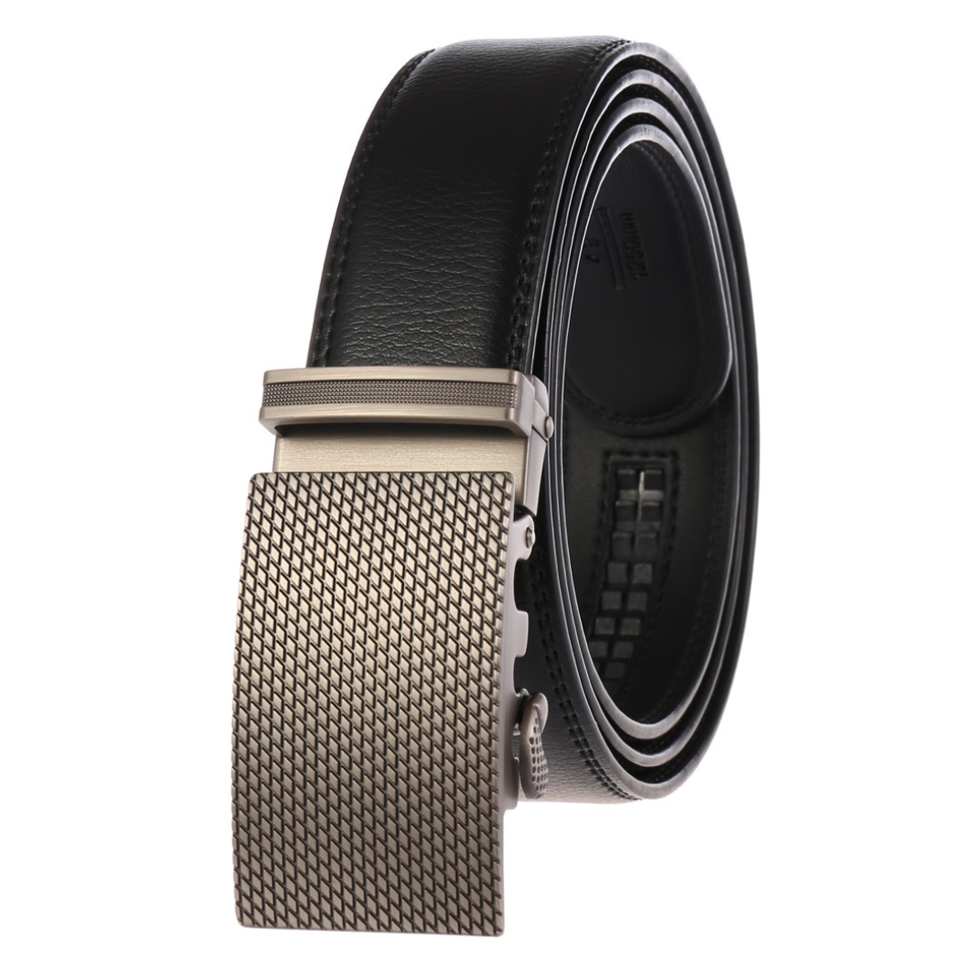 Ceinture ajustable à boucle automatique pour homme