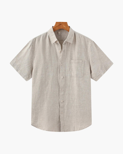 Chemise À Manches Courtes Avec Coupe Droite Pour Hommes | Idéale Pour La Saison Chaude Et Les Usages Quotidiens