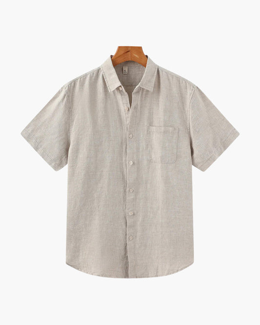 Chemise À Manches Courtes Avec Coupe Droite Pour Hommes | Idéale Pour La Saison Chaude Et Les Usages Quotidiens