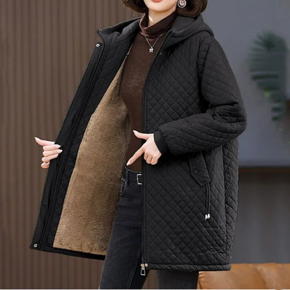 Veste Matelassée Avec Doublure Et Fermeture Zippée Pour Femme | Idéale Pour La Saison Automne-Hiver