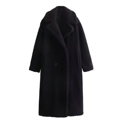 Veste Polaire Oversize avec Col Montant et Fermeture Zippée pour Femme | Idéale pour Temps Froid