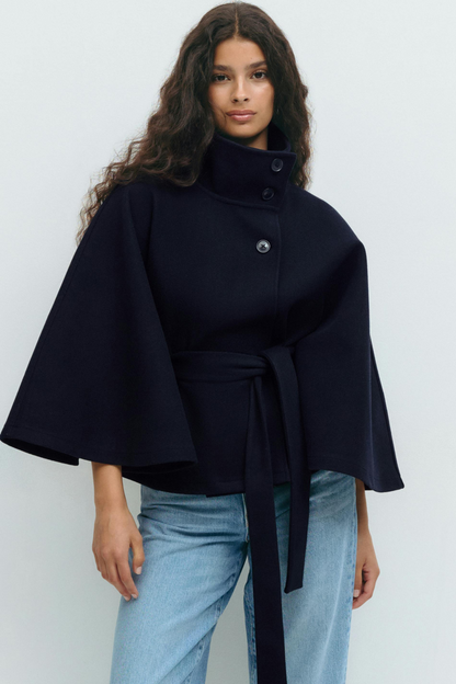 Veste Cape Ceinturée Avec Manches Cape Pour Femmes | Idéale Pour Un Usage Quotidien