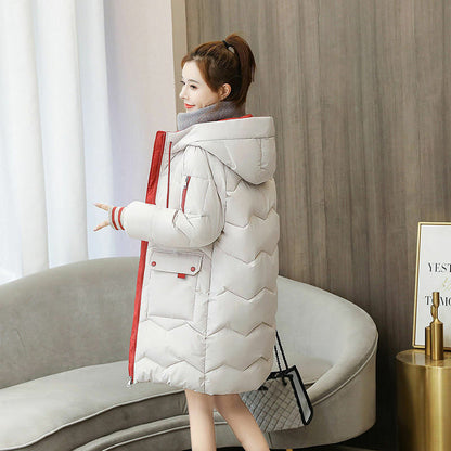Manteau Long Matelassé avec Capuche pour Femme | Idéal pour l’Hiver