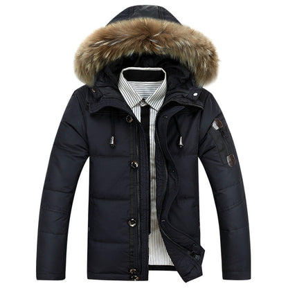 Parka Longue Avec Capuche Et Coupe Droite Pour Hommes | Idéale Pour La Saison Hivernale